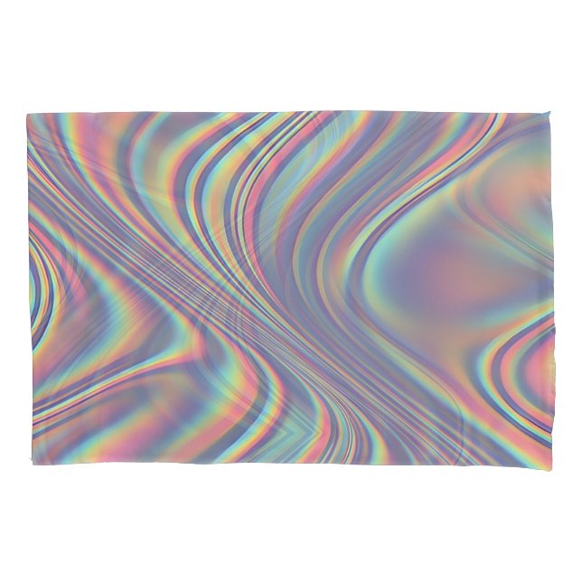 Iridescent Holographic Swirl Texture (Frente)