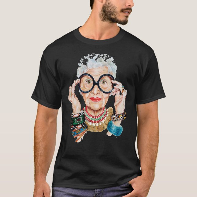 iris apfel Essencial T-Shirt (Frente)