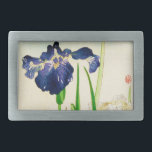 Íris azul - impressão de aquarela japonesa<br><div class="desc">Vintage - Desenho em aquarela japonesa de uma flor da íris - impressão com melhoras digitais</div>