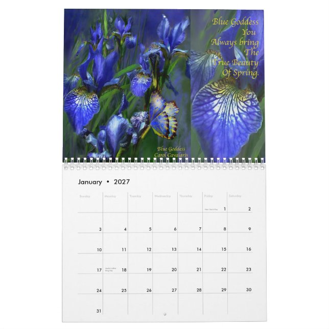Íris - calendário da coleção 2 para 2010 (Jan 2027)