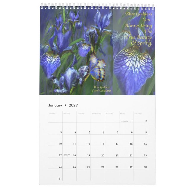 Íris - calendário da coleção 2 para 2010 (Jan 2027)