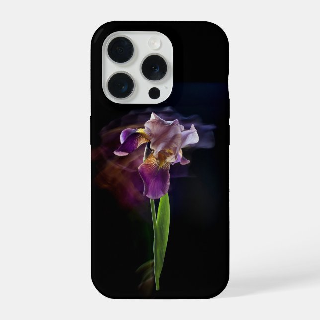 Íris Floral Abstrata – Arte Floral Elegante (Verso)
