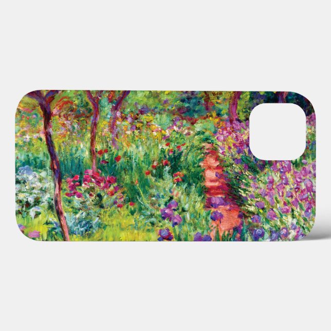 Iris Garden por Claude Monet Case-Mate iPhone  (Verso (horizontal))