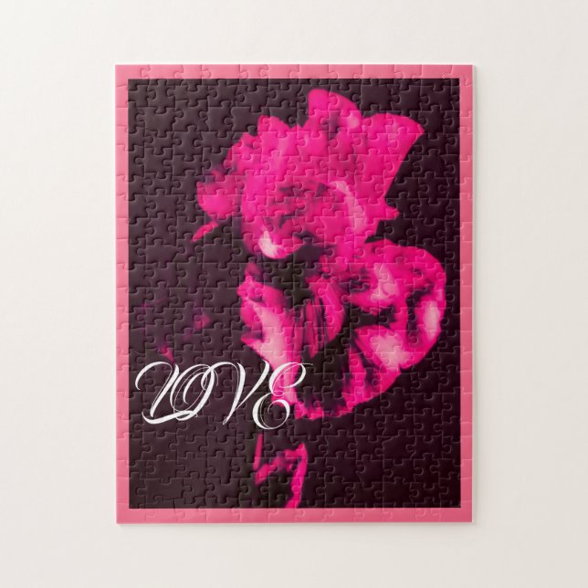 Iris Love Quebra-cabeça rosa (Vertical)