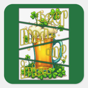 Irish Beer Mug St Patrick’s Day Shirt Autocolante