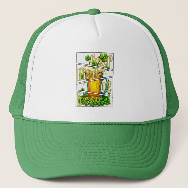 Irish Beer Mug St Patrick’s Day Shirt – boné (Frente)