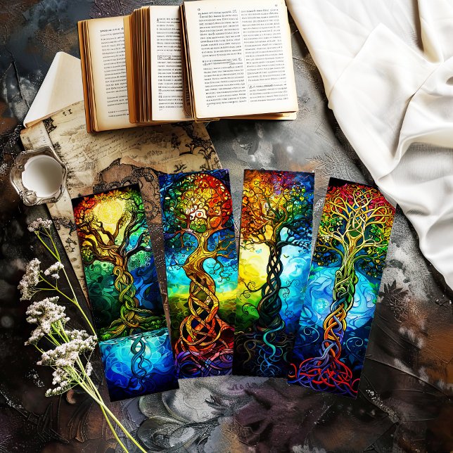 Irish Bookmarks, Celtic Tree of Life Bookmarks s7 (Criador carregado)