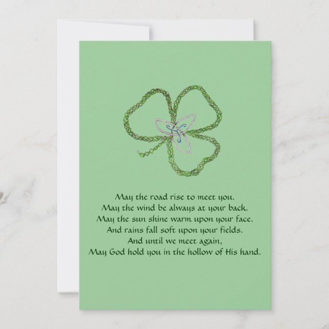 Irish Celtic Shamrock Knot (Frente)