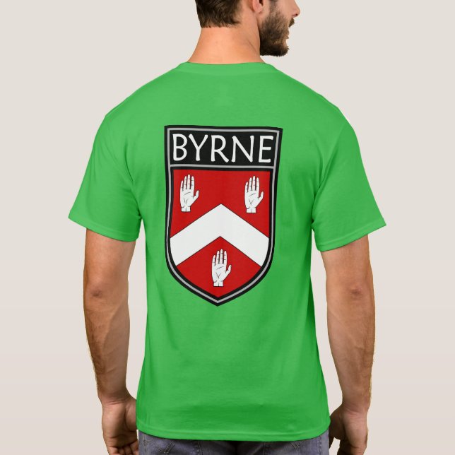 Irish Clan Crest - Byrne T-Shirt (Verso)