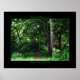 Irish Faerie Path Poster Print