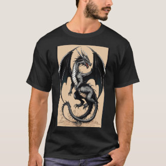 "Irish Flag Dragon: Esports Fury T-Shirt Design"