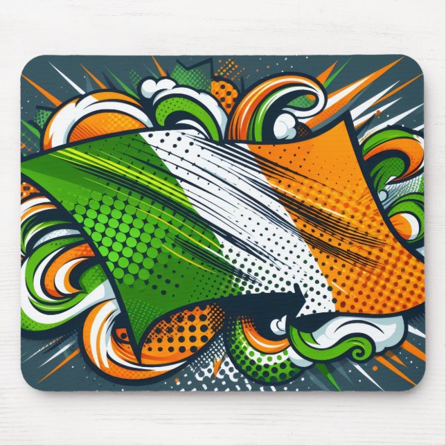 Irish flag Mousepad (Frente)