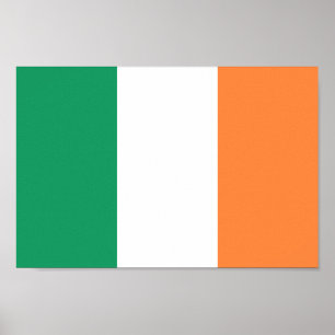 Irish Flag - Republic of Ireland - ROI Eire Poster