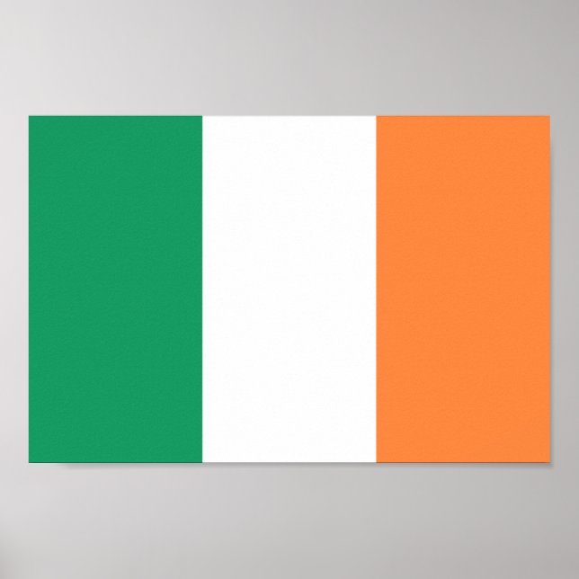 Irish Flag - Republic of Ireland - ROI Eire Poster (Frente)