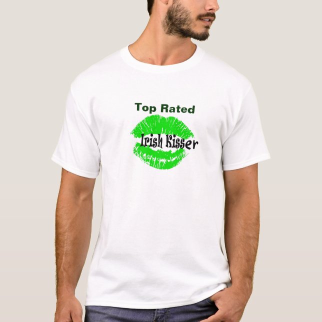 Irish Kisser T-Shirt por Brownielocks (Frente)