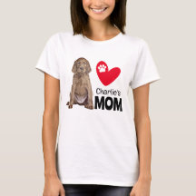 Irish Setter Personalizado A Camisa Da Mãe