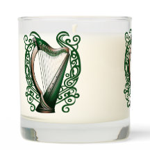 Irish Shamrock Harp
