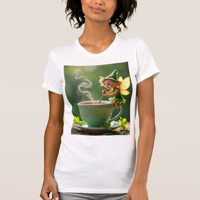 Irish Tea Fairy T-Shirt (Frente)