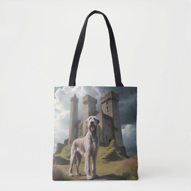 Irish Wolfhound Elegante Tote Bag (Frente)
