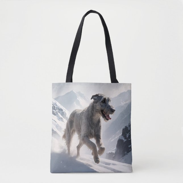 Irish Wolfhound Elegante Tote Bag (Frente)