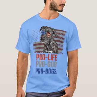 Irish Wolfhound Pro Life Pro God Pro Co T-Shirt