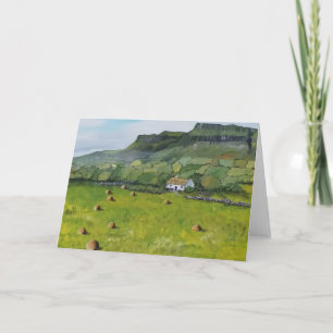 Irlanda, Benbulben, Cartão Irlandês de Saudação