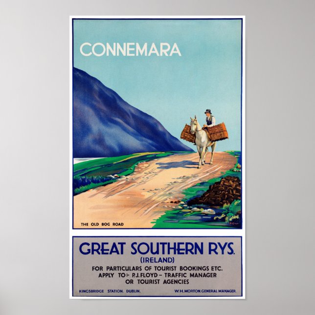 Irlanda Connemara - Poster de Viagens vintage Rest (Frente)