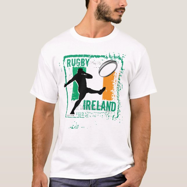 Irlanda Rugby T-Shirt Kick (Frente)