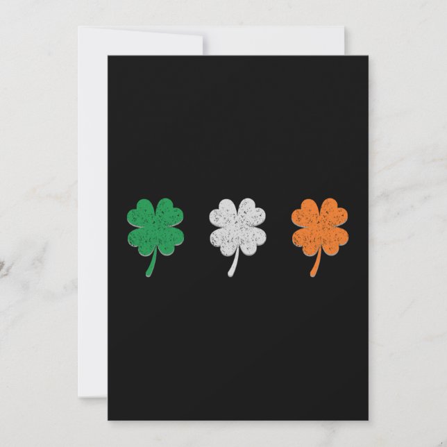 Irlanda Shamrock Clover Flag (Frente)