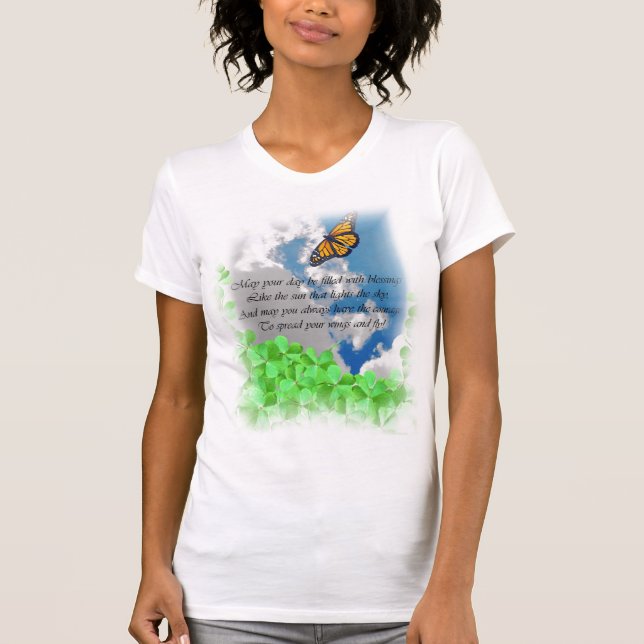Irlandês - Benção ao T-Shirt (Frente)