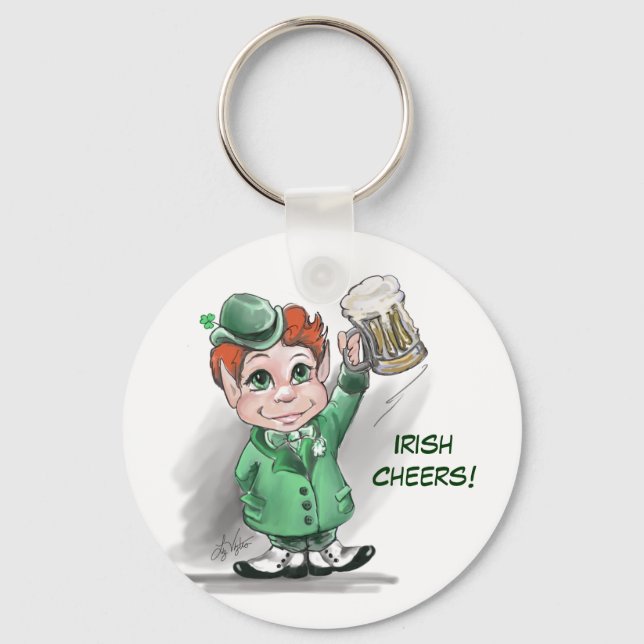 Irlandês Cheers! Chaveiro (Frente)