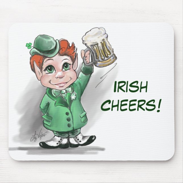 Irlandês Cheers! Mousepad (Frente)