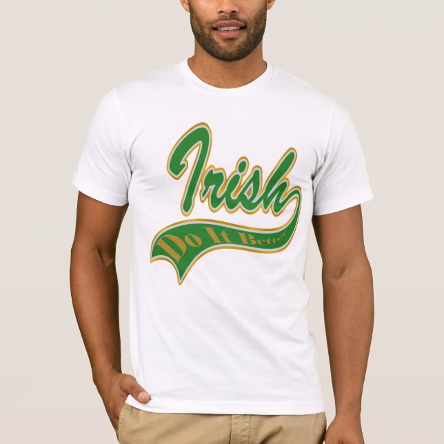 Irlandês melhora o t-shirt (Frente)