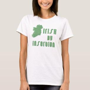 Irlandês pelo t-shirt da inserção
