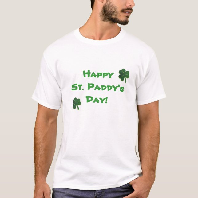 Irlandês Sentindo Sorte Em T-Shirt (Frente)