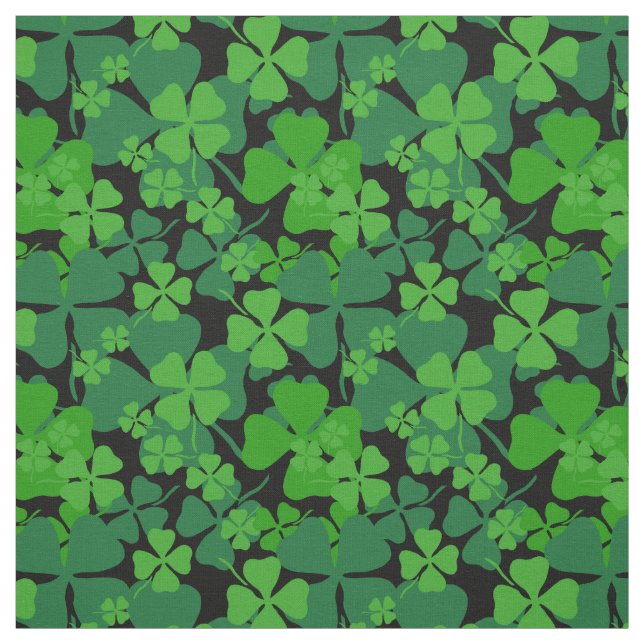 Irlandês, trevo verde, impressão tecido de shamroc (Modelo)