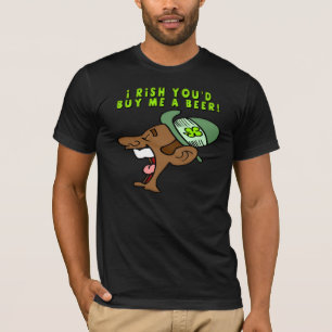 Irlandês você comprar-me-ia um t-shirt da cervej