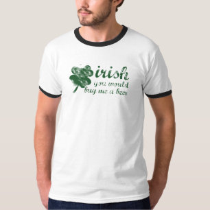 irlandês você comprar-me-ia uma camisa da cervej