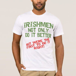 Irlandeses melhora o t-shirt