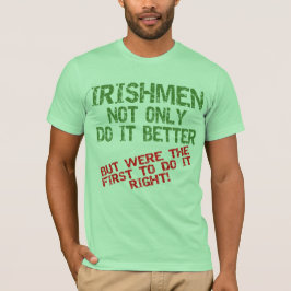 Irlandeses melhora o t-shirt