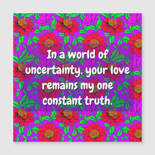 Irmã Cita (Você É Amado) Flores, Cartão Amigo (Frente)