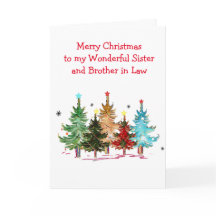 Irmã e Irmão em Direito Cartão de Saudação de Nata