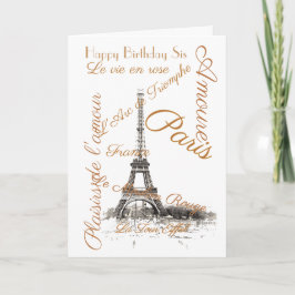 IRMÃ "EU AMO PARIS" A GANHAR CARTÃO