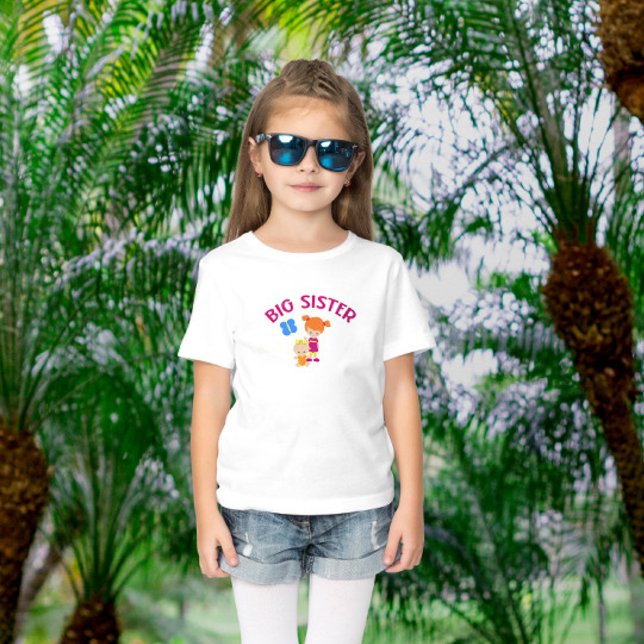 Irmã Grande com Irmã Bebê Orgulhosa T-Shirt (Criador carregado)