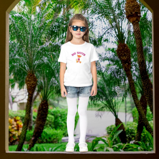 Irmã Grande com Irmã Bebê Orgulhosa T-Shirt (Criador carregado)