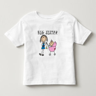 Irmã Grande com t-shirts e presentes