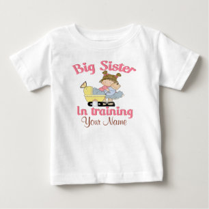 Irmã Grande No Treinamento De T-shirt Personalizad