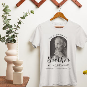 Irmão Amado para Sempre   Camiseta Memorial de Fot