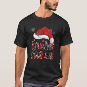 Irmão Claus Camisa Luz de Natal Família Pajama