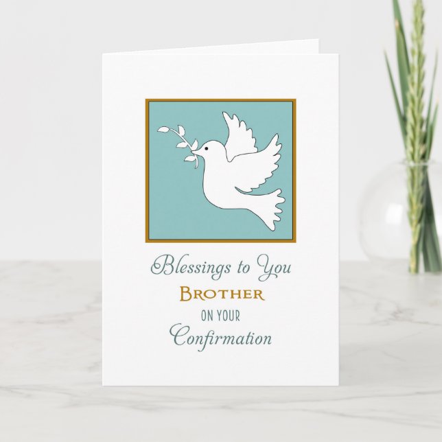 Irmão do Cartão de Confirmação (Frente)